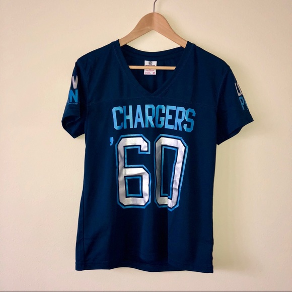 pink chargers jersey